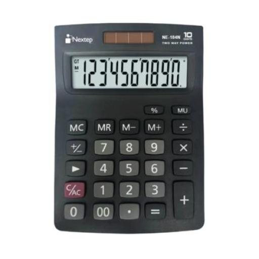 [NEXTEP_NE-184N] Nextep Calculadora Nextep 10 Digitos Semi Escritorio Bateria/Solar