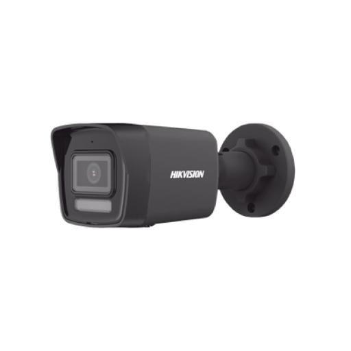 [HIKVISIONDIGITALTECHNOLOGY_DS-2CD1043G2-LIUF/BLACK] Hikvision Digital Technology [Dual Light] Bala IP 4 Megapixel / Color Negro /  Lente 2.8 mm / 30 mts IR + 30 mts Luz Blanca / Micrófono Integrado / ACUSENSE Lite / Exterior IP67 / H.265 / PoE / ONVIF / Micro SD
