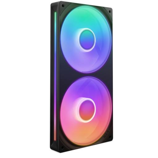[NZXT_RF-U24HF-B1] VENTILADOR P/GABINETE NZXT (RF-U24HF-B1) F240, 240MM HUB-MOUNTED RGB UNI-BODY FAN, NEGRO