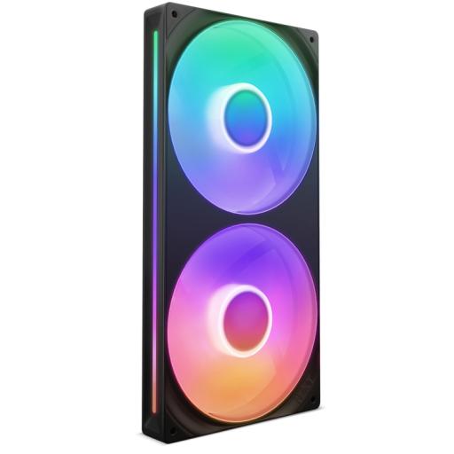 [NZXT_RF-U28HF-B1] VENTILADOR P/GABINETE NZXT (RF-U28HF-B1) U280, 280MM HUB-MOUNTED RGB UNI-BODY FAN, NEGRO