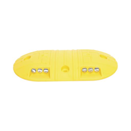 [ACCESSPRO_AC22-12BY] AccessPRO Boya D / Plastico Duradero / Amarilla / 4 Orificios / LEDS REFLEJANTES / 20 Toneladas.
