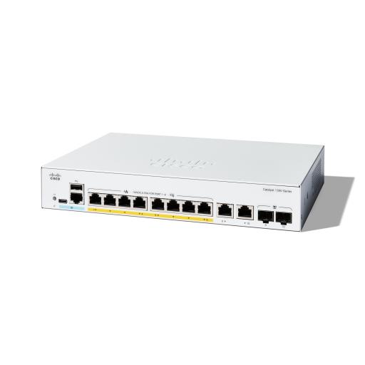 [CISCO_C1300-8P-E-2G] Cisco CATALYST 1300 8-PORT GE POE EXT PS 2X1G COMBO