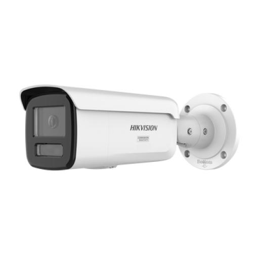 [HIKVISIONDIGITALTECHNOLOGY_DS-2CD2T67G3-LIY] Hikvision Digital Technology [Dual Light + ColorVu] Bala IP 8 Megapixel / Lente 4 mm / 60 mts IR + 60 mts Luz Blanca / Exterior IP67 /   WDR 130 dB / Videoanaliticos (Filtro de Falsas Alarmas) / Captura Facial / ACUSEARCH