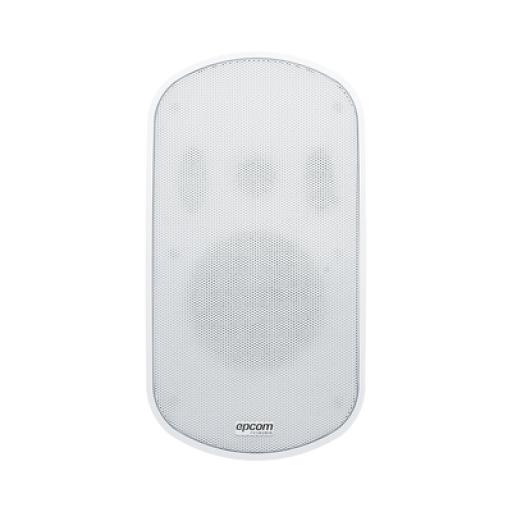 [EPCOM_EP-865CF] Epcom Altavoz de 2 vías | Montaje de Pared | 5.25" | 3 - 50W | 70/100V | Blanco | Carcasa Poliestireno
