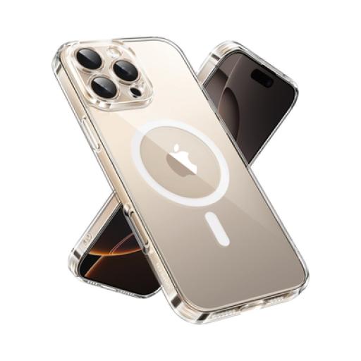 [UGREEN_45928] Ugreen Funda protectora magnética transparente UGREEN Classy para iPhone 16 Pro Max (transparente)