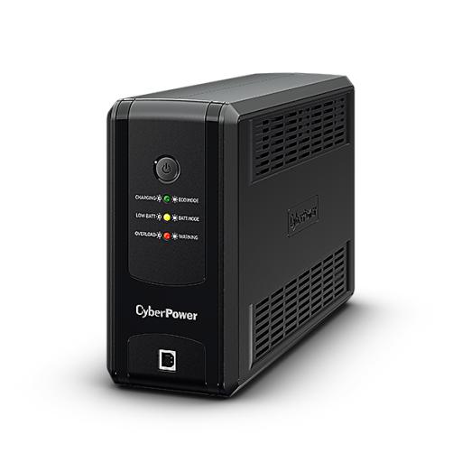 [CYBERPOWER_UT-550GU] CyberPower UPS de 550 VA/275 W, Topología Línea Interactiva, Entrada 120 Vca NEMA 5-15P, y 8 Salidas NEMA 5-15R, Puerto USB, Con Regulador de Voltaje (AVR)