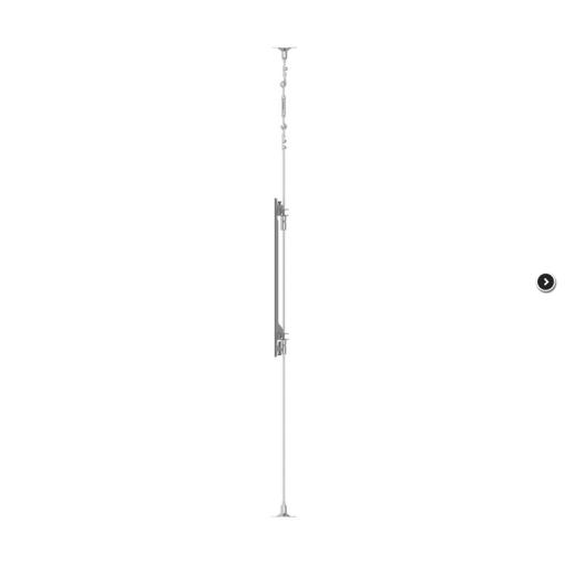 [EPCOM_EMWS1U] Epcom Montaje Cableado de Acero| Suelo a Techo| Capacidad Máx. de Carga 30kg| Para Pantallas de 32" ~ 75"| VESA 400 x 600