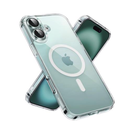 [UGREEN_45926] Ugreen Funda protectora magnética transparente UGREEN Classy para iPhone 16 Plus (transparente)