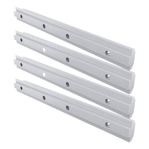 [EPCOM_SDJH116] Epcom Barras de extensión de riel de aluminio