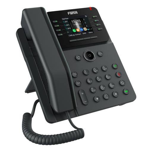 [FANVIL_V62W] Fanvil Teléfono IP Wi-Fi Empresarial,Bluetooth, 12 líneas SIP, pantalla a color 2.8", PoE, puertos Gigabit, conferencia local de 6 vías.