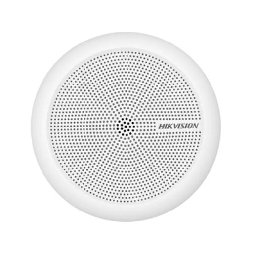 [HIKVISIONDIGITALTECHNOLOGY_DS-2FP2061] Hikvision Digital Technology Micrófono Omnidireccional (360°) / Uso en Interior / Preamplificado para CCTV / Cancelación de Ruido Ambiental / Uso en Techo - Pared - Escritorio / Alcance de 5 Metros