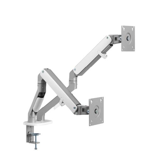[ACTECK_AC-936552] SOPORTE P/DOBLE MONITOR ACTECK (AC-936552) ENFORCE MOTION SM626,SOPORTE VESA 75*75MM/100*100MM,GRIS