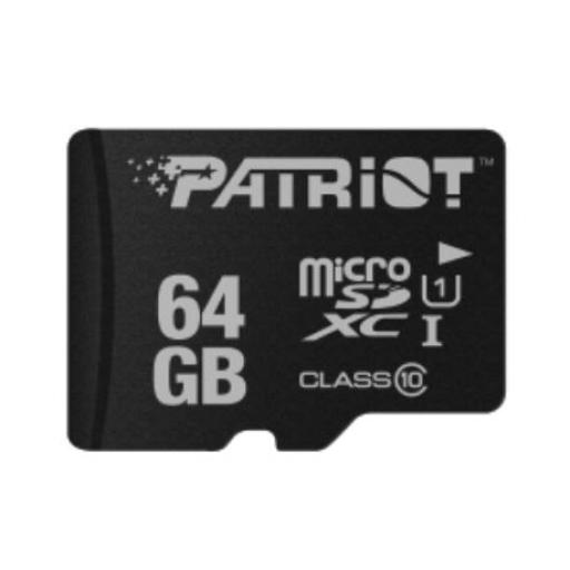 [PATRIOT_PSF64GMDC10] MEMORIA MICROSD SDXC PATRIOT 64GB (PSF64GMDC10) LX SERIES, UHS-I, CLASE10 SIN ADAPTADOR