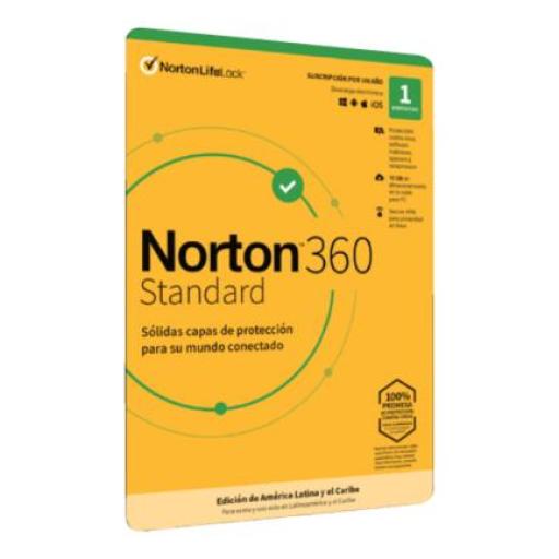 [NORTONLIFELOCK_ESDNRT570] NortonLifeLock Licencia Antivirus ESD Norton 360 Standard 1 Año 1 Dispositivo