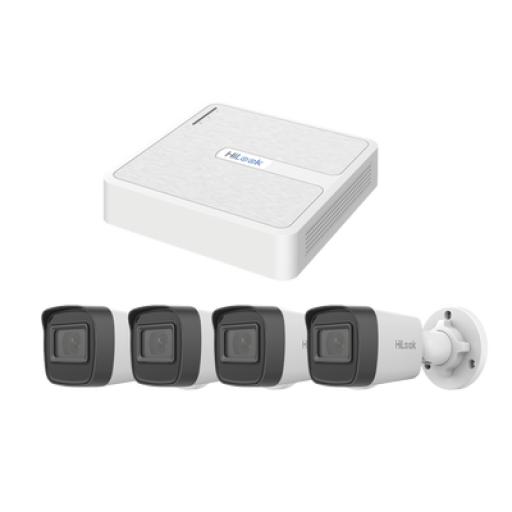 [HIKVISIONDIGITALTECHNOLOGY_KIPH4B/2MP] Hikvision Digital Technology KIT IP 2 MP / 1 NVR 4 CANALES / 4 CAMARAS BALA
