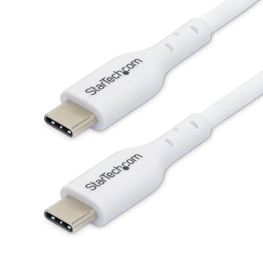 [STARTECH.COM_USB2CC3MWHE] StarTech.com CABLE DE CARGA USB-C DE 3M USB TIPO C - PD 60W 3A BLANCO