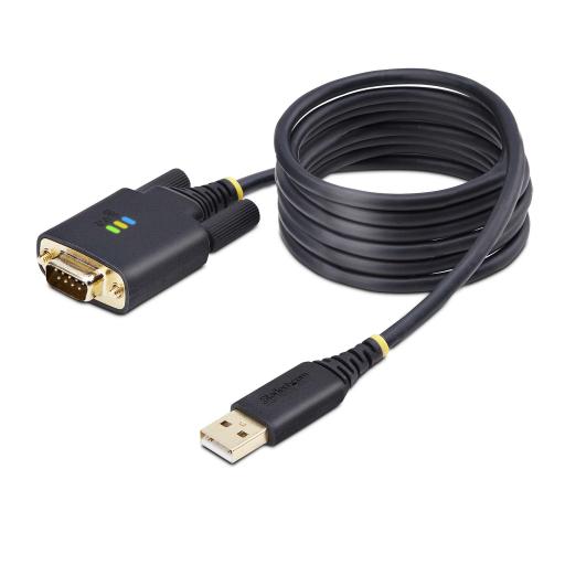 [STARTECH.COM_1P6FFC-USB-SERIAL] StarTech.com CABLE ADAPTADOR USB A SERIAL RS232 FTDI DE 2M RETENCION COM