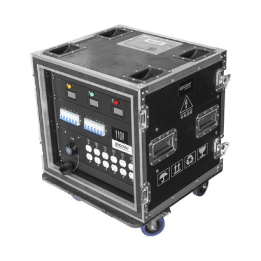 [EPCOM_EP-CC-10U] Epcom Centro de carga movil para instalaciones temporales con conexión TIPO socapex a 110v Y 220V | RACK 10U