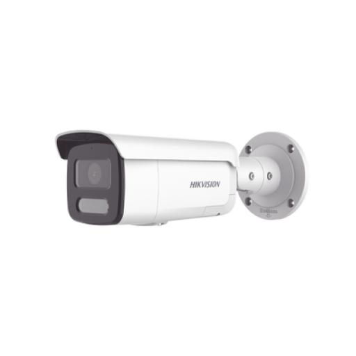 [HIKVISIONDIGITALTECHNOLOGY_DS-2CD2T47G2-LSU/SL(C)/28] Hikvision Digital Technology [ PROTECCIÓN ACTIVA ] Bala IP 4 Megapixel / Imagen a Color 24/7 / PoE / Lente 2.8 mm / Luz Blanca 60 mts / Exterior IP67 / Luz Intermitente y Alerta de Audio / Videoanaliticos (Filtro de Falsas Alarmas) / WDR 130 dB / Captura Facial  / ACUSEARCH