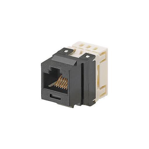 [PANDUIT_NK688MVL] Panduit Conector Jack Estilo 110 (de Impacto), Tipo Keystone, Categoría 6, de 8 posiciones y 8 cables, Color Violeta
