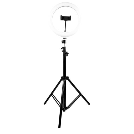 [PERFECTCHOICE_PC-120407] Perfect Choice ARO DE LUZ DE 10PULG  PARA STREAMING CON BASE EXPANDIBLE