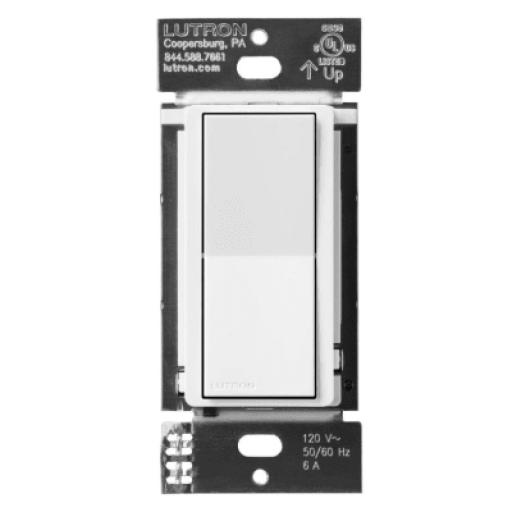 [LUTRON_DVRFASWH] Lutron (CasetaWireless) Úselo con el dispositivo principal (atenuador inteligente Diva o interruptor) para ubicaciones múltiples: tipo escalera