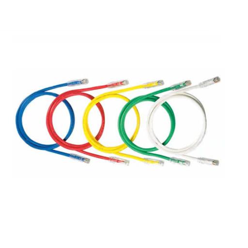 [PANDUIT_NK6PC1YLY] Panduit Cable de parcheo UTP Categoría 6, con plug modular en cada extremo - 1 ft (30.48 cm) - Amarillo