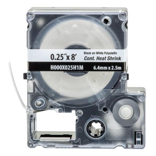 [PANDUIT_H000X025H1M] Panduit CASSETTE D ETIQUETAS CONTINUA TERMO CONTRACTIL  .25 IN D/ANCHO X 2.4M D/LARGO 