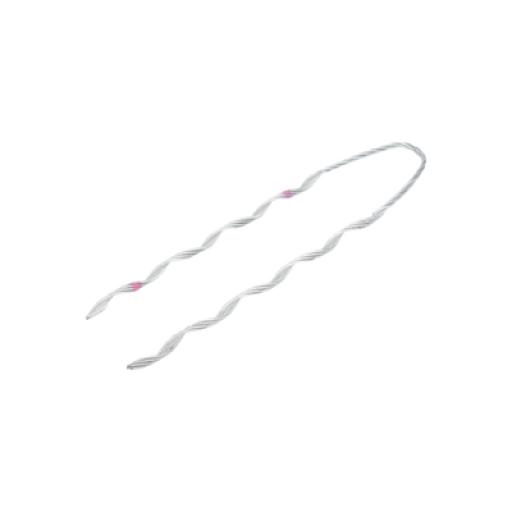 [LINKEDPROBYEPCOM_LP-RP7508] LINKEDPRO BY EPCOM Remate Preformado de Acero Galvanizado para Fibra Mini-ADSS de 24 hilos, diámetros 7.5 - 8 mm