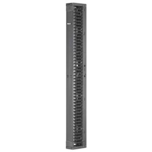 [PANDUIT_PR2VFD06] Panduit Organizador Vertical PatchRunner™, Sencillo (Solo Frontal), Para Rack Abierto de 45 Unidades, 6 in de Ancho, Color Negro