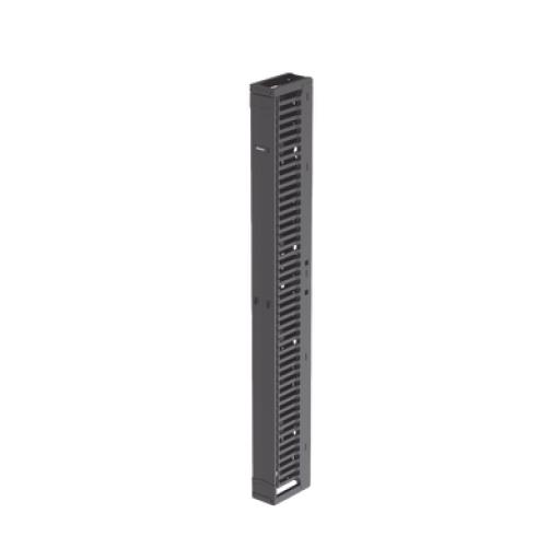 [PANDUIT_PR2VFD06] Panduit Organizador Vertical PatchRunner™, Sencillo (Solo Frontal), Para Rack Abierto de 45 Unidades, 6 in de Ancho, Color Negro