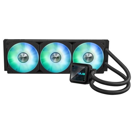 [ASUS_PRIME LC 360 ARGB] VENTILADOR P/CPU ASUS (PRIME LC 360 ARGB),AURA SYNC ARGB, 3 FANS DE 120MM, ENFRIAMIENTO LIQUIDO
