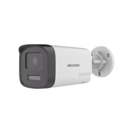 [HIKVISIONDIGITALTECHNOLOGY_DS-2CE17K0T-LTS] Hikvision Digital Technology [Audio Bidireccional + Dual Light + ColorVu] Bala TURBOHD 3K  (5 Megapixel) / Lente 3.6 mm / 40 mts IR EXIR + 40 mts Luz Blanca / Micrófono y Bocina Integrado / Exterior IP67 / dWDR