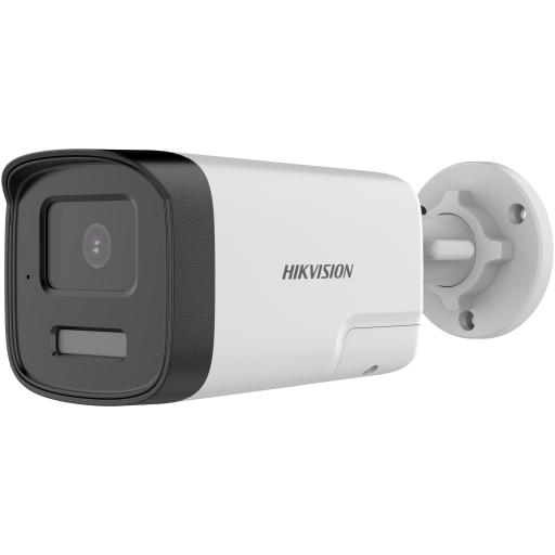 [HIKVISIONDIGITALTECHNOLOGY_DS-2CE17K0T-LTS] Hikvision Digital Technology [Audio Bidireccional + Dual Light + ColorVu] Bala TURBOHD 3K  (5 Megapixel) / Lente 3.6 mm / 40 mts IR EXIR + 40 mts Luz Blanca / Micrófono y Bocina Integrado / Exterior IP67 / dWDR