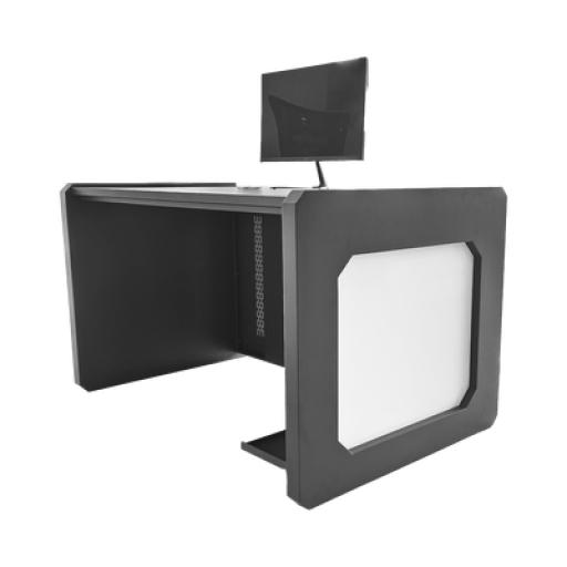 [EPCOM_DESK01/B] Epcom Estación Mobiliaria Profesional de Monitoreo y Control / Videovigilancia / Acceso / Alarmas / Etc... / Metálica / Color Gris Oxford