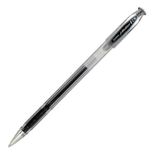 [ZEBRA_8000/6] Zebra Bolígrafo Zebra J Roller RX Punto Mediano 0.7mm Tinta Gel Color Negro C/6 Pzas