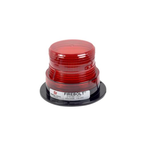 [FEDERALSIGNAL_212-356-04] Federal Signal Estrobo Rojo FireBolt Plus sin tubo de reemplazo, 115 Vca