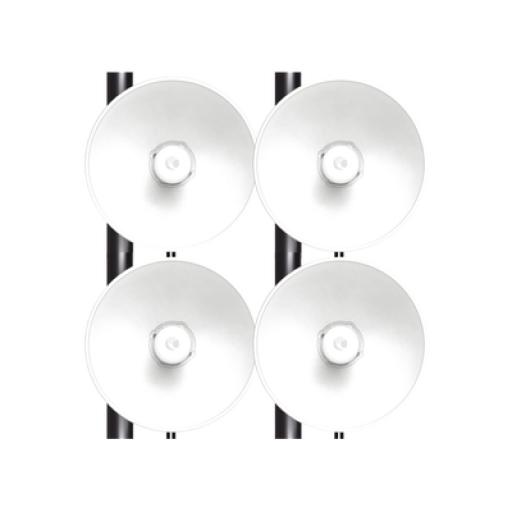 [CAMBIUMNETWORKS_FORCE-4625-4PACK] Cambium Networks Kit de 4 radios FORCE4625 de alto Desempeño / Wi-Fi 6E / Hasta 1 Gbps / 5925 - 7125 MHz / Antena Integrada 25 dBi
