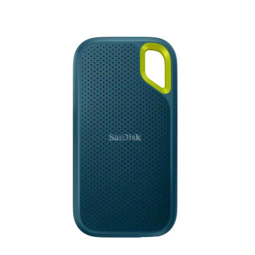 [SANDISK_SDSSDE61-1T00-G25M] Sandisk Disco Duro de Estado Solido (SSD) Externo SanDisk Extreme Portable 1TB USB C 3.2 Azul Verde A Prueba de Agua Polvo y Gol
