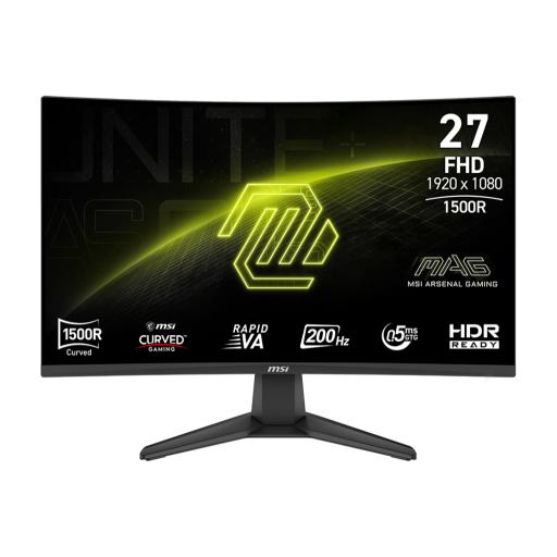 [MSI_MAG 276CF E20] MONITOR LED MSI 27" (MAG 276CF E20) 1920X1080 FULL HD, CURVO, 200HZ, 0.5MS, HDMI, DP, PANELRAPID VA