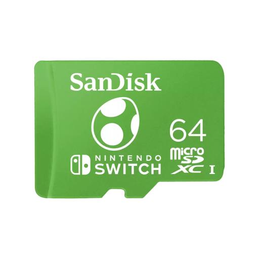 [SANDISK_SDSQXAO-064G-GN6ZN] MEMORIA MICROSD SDXC SANDISK 64GB (SDSQXAO-064G-GN6ZN) MICROSD NINTENDO SWITCH, NINTENDO CARD