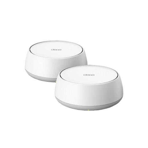 [TPLINK_DECO-BE25-2PACK] TPLINK KIT 2 Routers Inalámbrico MESH Interior para Hogar / Doble Banda Wi-Fi 7 BE3600 Mbps / 2 Puerto 2.5 Gigabit WAN/LAN / 4 Antenas Internas / Operación Multi-Link MLO / Administración Mediante la App Deco (iOS, Android) / HomeShield
