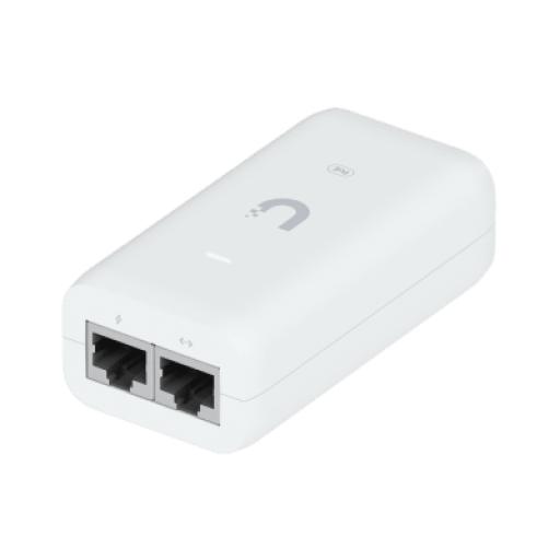 [UBIQUITIINC._U-POE] UBIQUITI INC. Inyector / Adaptador POE UniFi U-POE (48 VDC, 0.32 A hasta 15W) puerto Gigabit, ideal para equipos UniFi, incluye cable AC