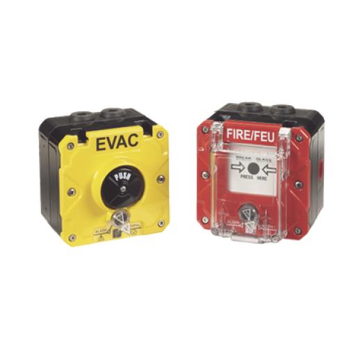 [FEDERALSIGNALINDUSTRIAL_CPPBM-R-1-FNN-001] FEDERAL SIGNAL INDUSTRIAL Puntos de llamada antideflagrantes y de alerta para ubicaciones peligrosas y rompen vidrios y botones