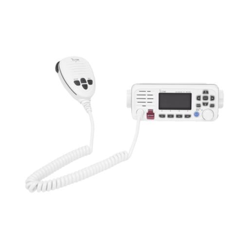 [ICOM_IC-M330W] ICOM Radio móvil marino ICOM, color blanco, clase D DSC. Tx: 156.025 - 157.425 MHz, Rx: 156.050 - 163.275 MHz, 25W de potencia, sumergible IPX7 incluye micrófono y cable de alimentación