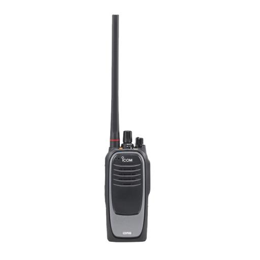 [ICOM_IC-F4400D/21S] ICOM Radio digital NXDN sin pantalla en la banda de UHF, rango de frecuencia 380-470MHz, sumergible IP68, con encriptación DES, GPS,  bluethooth, grabador de voz, 32 canales. no incluye cargador ni antena.