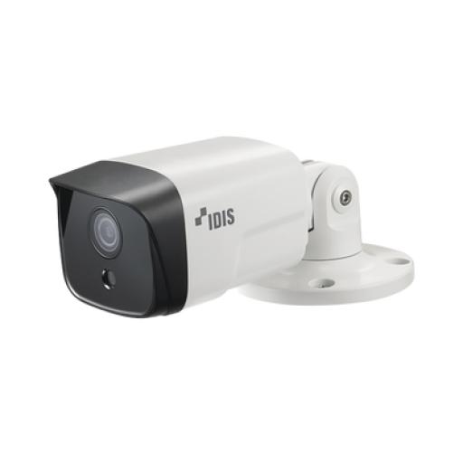 [IDIS_DC-T4811WRX] IDIS Bala IP 8MP (Intelligent Codec) | Lente Fijo 3.3 mm | microSD (256 GB) | IK10/ Exterior IP67 |  IR 30 m | Entrada/Salida de Alarma | POE | Audio de Dos Vias | ICR Dia/Noche | Videoanalitico Embebidos