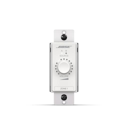[BOSEPROFESSIONAL_CC2-DW] BOSE PROFESSIONAL ControlCenter Controlador de volumen y seleccion de fuente (A/B) de zona digital | Blanco