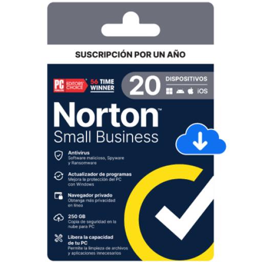[NORTONLIFELOCK_ESDNRT800] NortonLifeLock Licencia ESD Norton Small Business 20D 1A 21460008