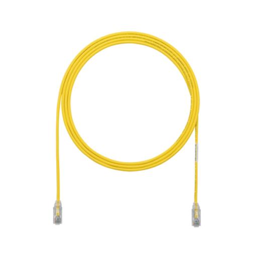 [PANDUIT_UTP28X22YL] Panduit Cable de Parcheo UTP, Cat6A, 24 AWG, CM, Color Amarillo, 22ft